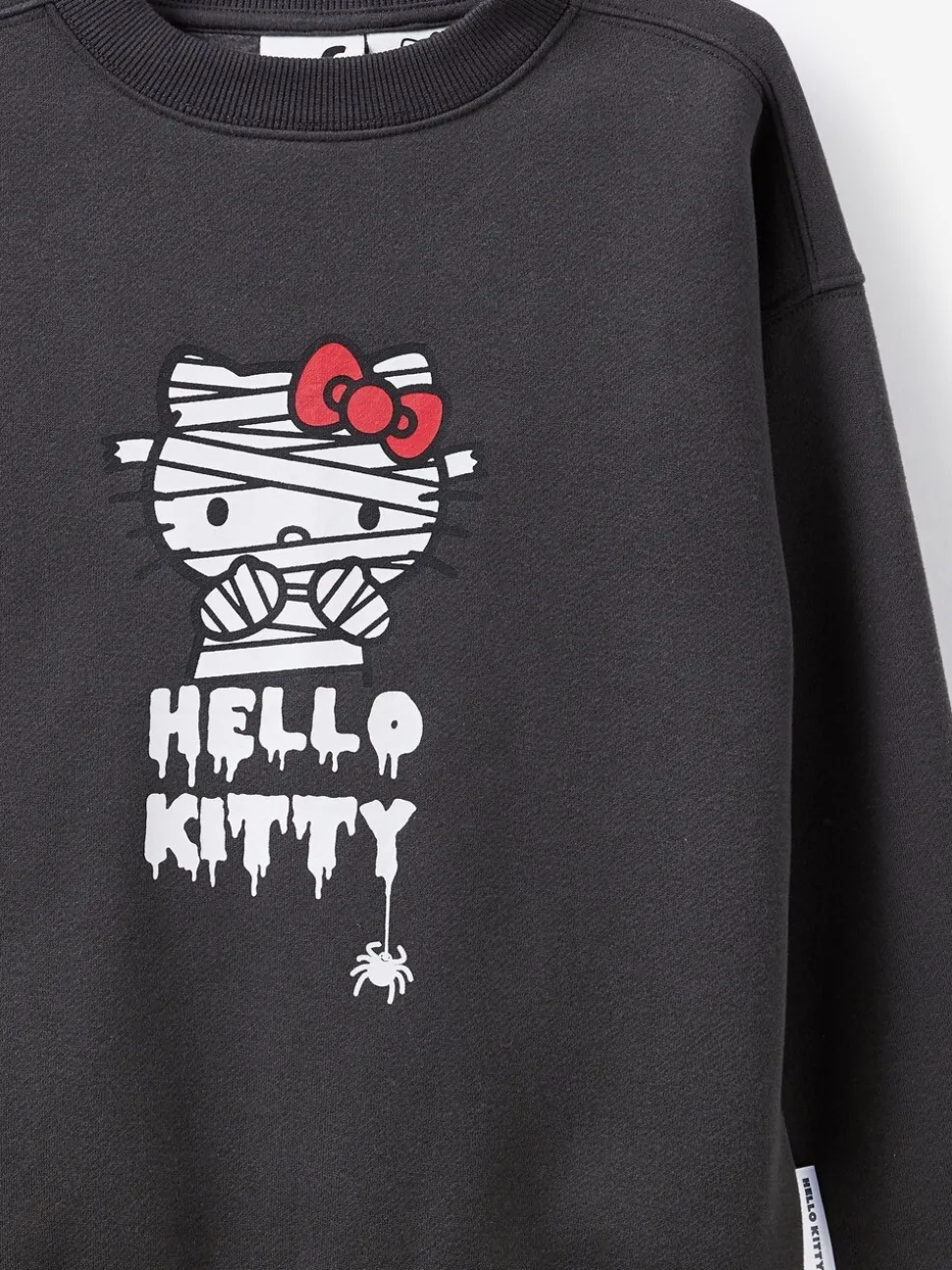 Cotton On Black Sammy Oversized Crew Top