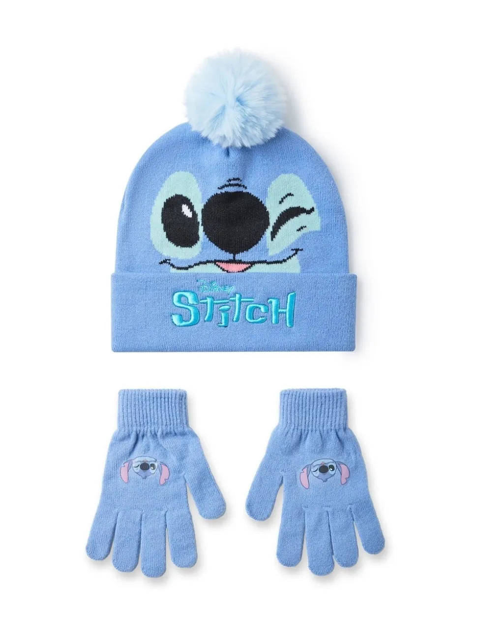 Disney Lilo & Stitch Girls Hat & Gloves Set