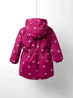 JoJo Maman Bébé Berry Butterfly Lined Parka