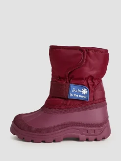 JoJo Maman Bébé Berry Pink Alpine Snow Boots