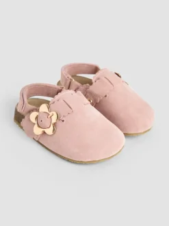 JoJo Maman Bébé Dusky Pink Slip-On Clogs