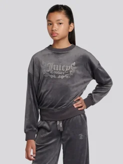 Juicy Couture Black Crew Neck Sweatshirt
