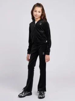 Juicy Couture Black Fold Over Waist Joggers