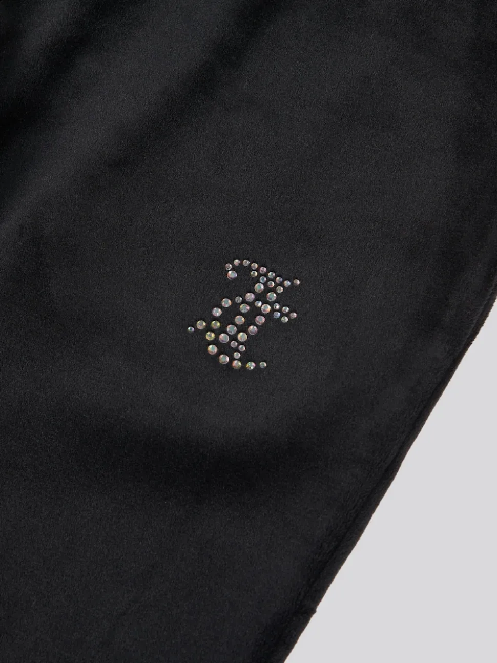 Juicy Couture Black Fold Over Waist Joggers