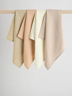 Neutral Baby Muslins Cloths 4 Pack