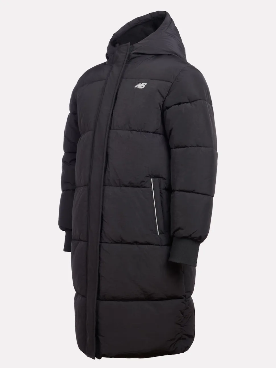 New Balance Black Longline Puffer Coat