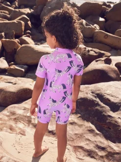 Purple Unicorn Sunsafe Swimsuit (3mths-10yrs)