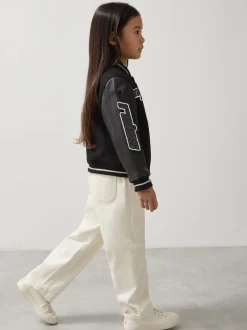 Reiss Black Circuit 3-9 yrs Unisex Fit McLaren F1 Team Bomber Jacket