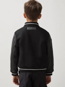 Reiss Black Circuit 3-9 yrs Unisex Fit McLaren F1 Team Bomber Jacket
