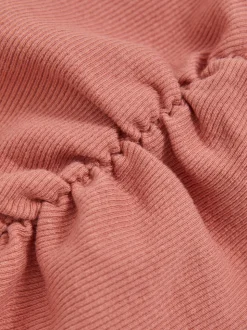 Reiss Rose Trina 9-13 yrs Cotton Ruched Long-Sleeve T-Shirt with Stretch