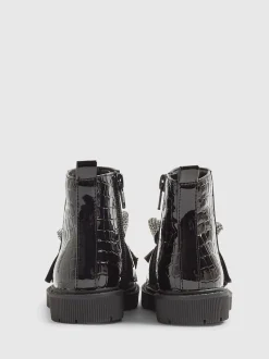 River Island Black Changeable Strap Chelsea Boots