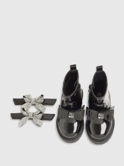 River Island Black Changeable Strap Chelsea Boots