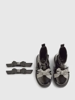 River Island Black Changeable Strap Chelsea Boots