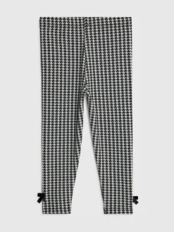 River Island Black Check Jacquard Leggings
