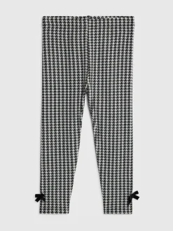 River Island Black Check Jacquard Leggings