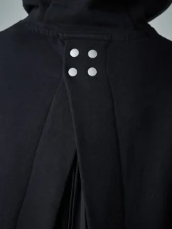 smALLSAINTS Black Lee Lace Underground Hoodie