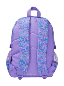Smiggle Purple Trailblazer Classic Attach Backpack