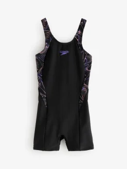 Speedo Black Hyperboom Splice Swimsuit
