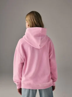 Superdry Pink Logo Hoodie