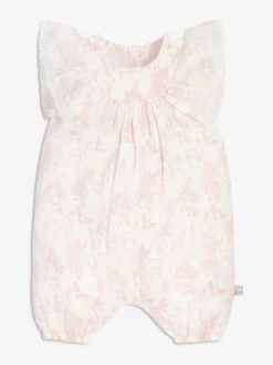 The Little Tailor Baby Muslin 100% Cotton Playsuit