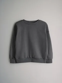 The Set 4 Pack Crew Neck Jersey Sweatshirts Neutral/Grey