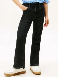 Tommy Hilfiger Black Black Flared Leg Jeans
