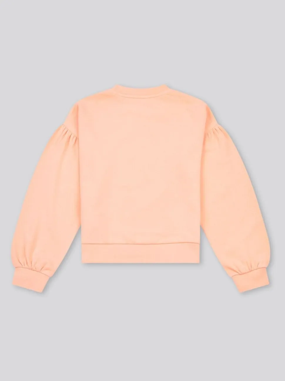 U.S. Polo Assn. Orange Double Horsemen Puff Sleeve Sweater