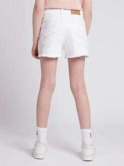 U.S. Polo Assn White Wash Denim Shorts