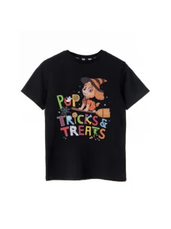 Vanilla Underground Black Paw Patrol Short Sleeved T-Shirt