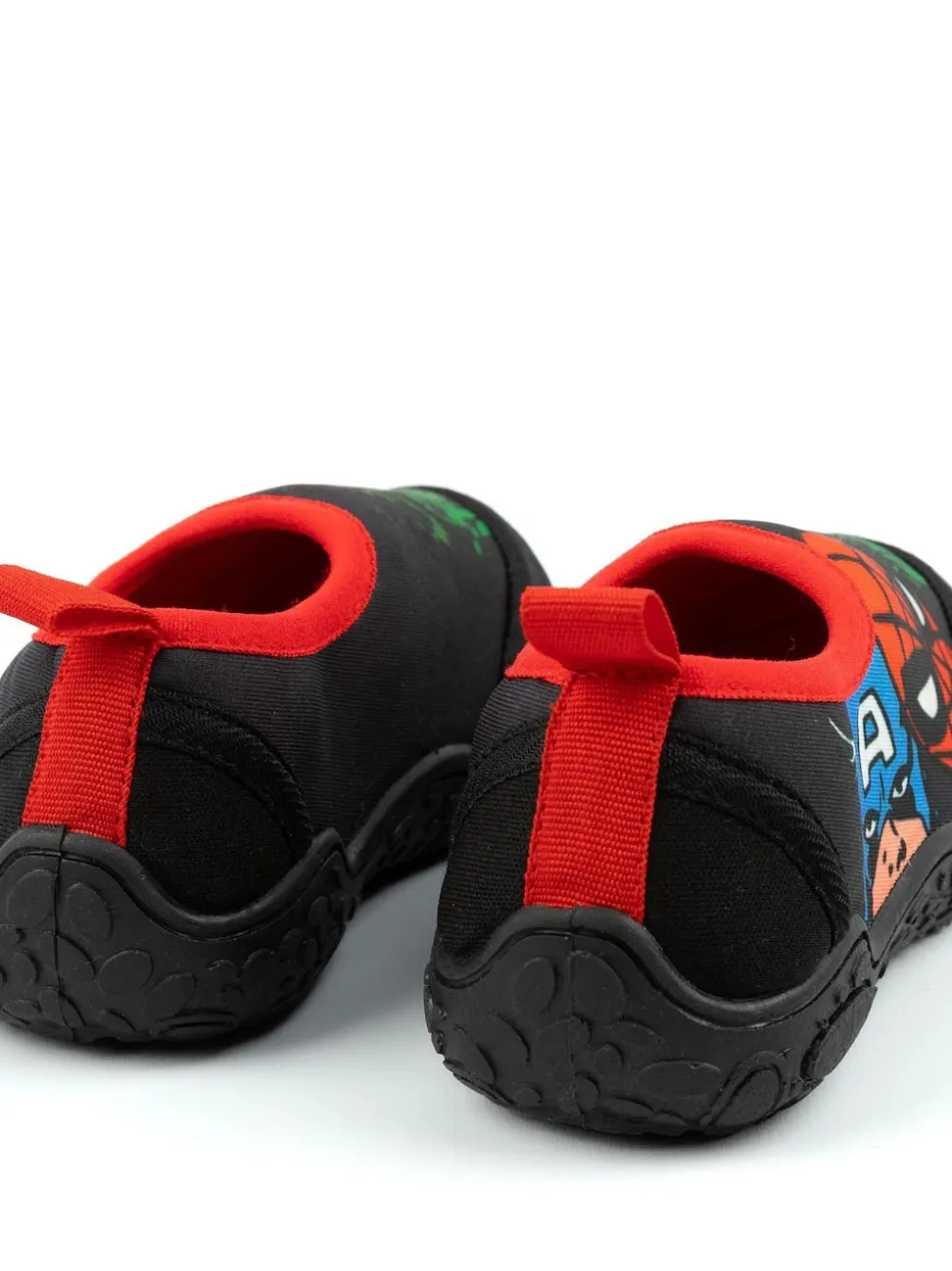 Vanilla Underground Black Kids Marvel Character Aqua Socks