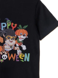 Vanilla Underground Black Kids Licensing Halloween 100% Cotton T-Shirt