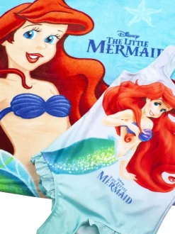 Vanilla Underground Blue Little Mermaid Swimsuit and Towel Poncho Set