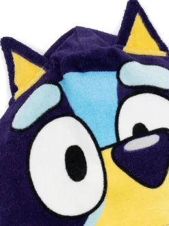 Vanilla Underground Blue Kids Bluey 100% Cotton Towel Poncho