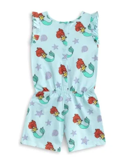 Vanilla Underground Blue Girls Disney Ariel Sleeveless Playsuit