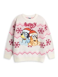 Vanilla Underground Cream Bluey Christmas Jumper
