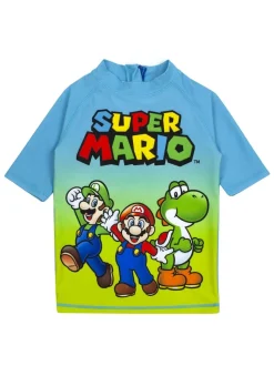Vanilla Underground Green Super Mario 2 Piece Swim Set