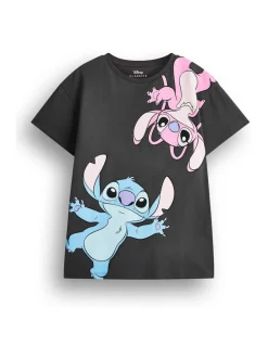 Vanilla Underground Grey Girls 100% Cotton Stitch T-Shirt and Cycling Shorts Set