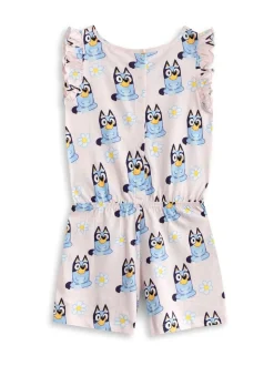 Vanilla Underground Pink Girls Sleeveless Playsuit