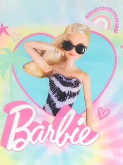 Vanilla Underground Pink Tie-Dye Barbie Swimsuit - Girls