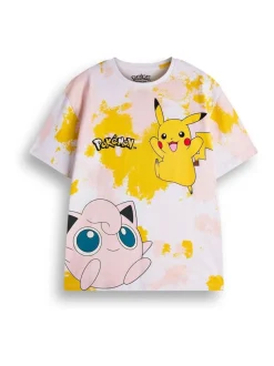 Vanilla Underground Purple Girls Pokemon 100% Cotton T-Shirt and Cycling Shorts Set