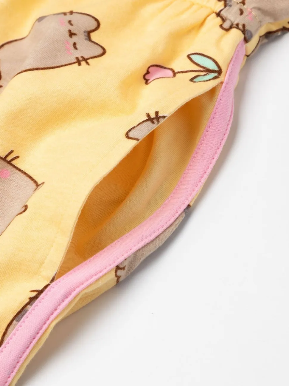 Vanilla Underground Yellow Girls Pusheen Sleeveless Playsuit