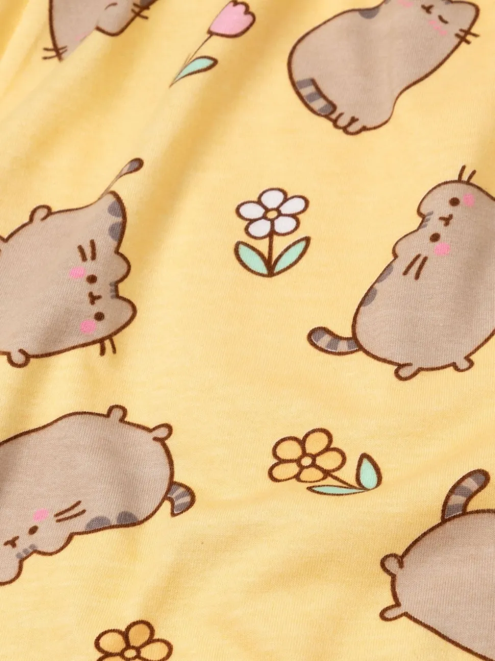 Vanilla Underground Yellow Girls Pusheen Sleeveless Playsuit