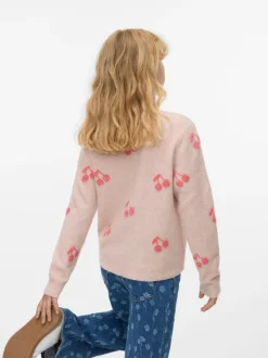 VERO MODA Pink Round Neck Soft Touch Cosy Knitted Jumper