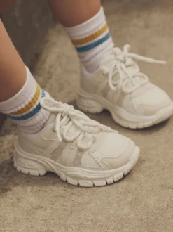 White Chunky Trainers