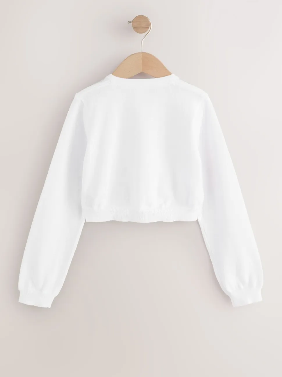 White Diamante Occasion Shrug (3-16yrs)