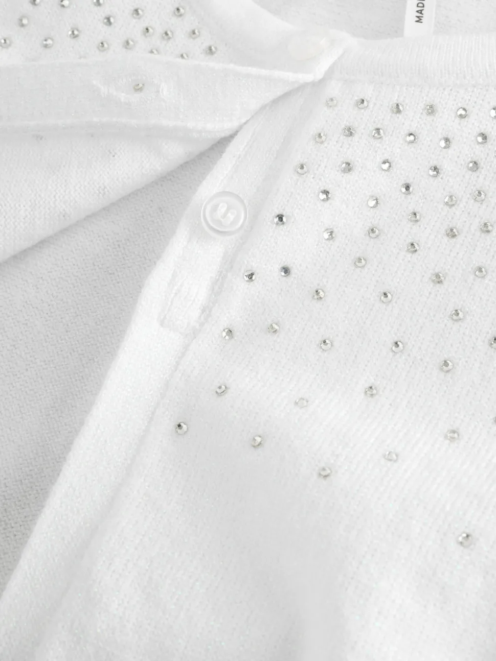 White Diamante Occasion Shrug (3-16yrs)