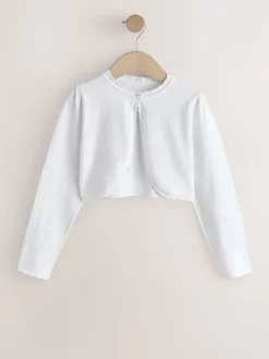 White Occasion Shrug (3mths-16yrs)