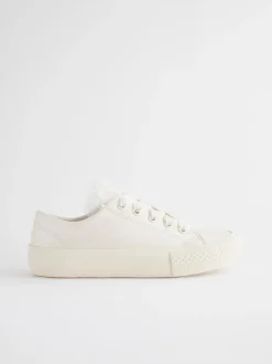 White Occasion Tulle Lace-Up Trainers