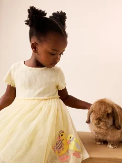 Yellow Duck Tutu Skirt Dress (3mths-7yrs)