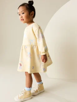 Yellow Fairy Sweat Dress (3mths-7yrs)